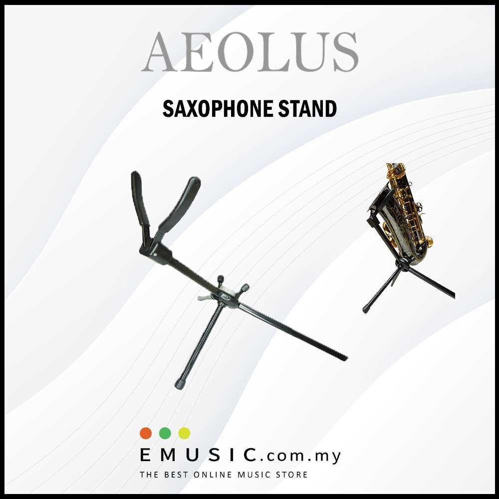 Aeolus Saxophone Portable Stand with Bag for Alto and Tenor Saxophone