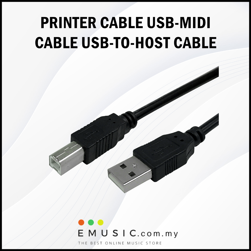 USB Midi Cable Midi Controller for Keyboard Digital Piano USB to HOST Cable Printer use Cable 1m 100cm