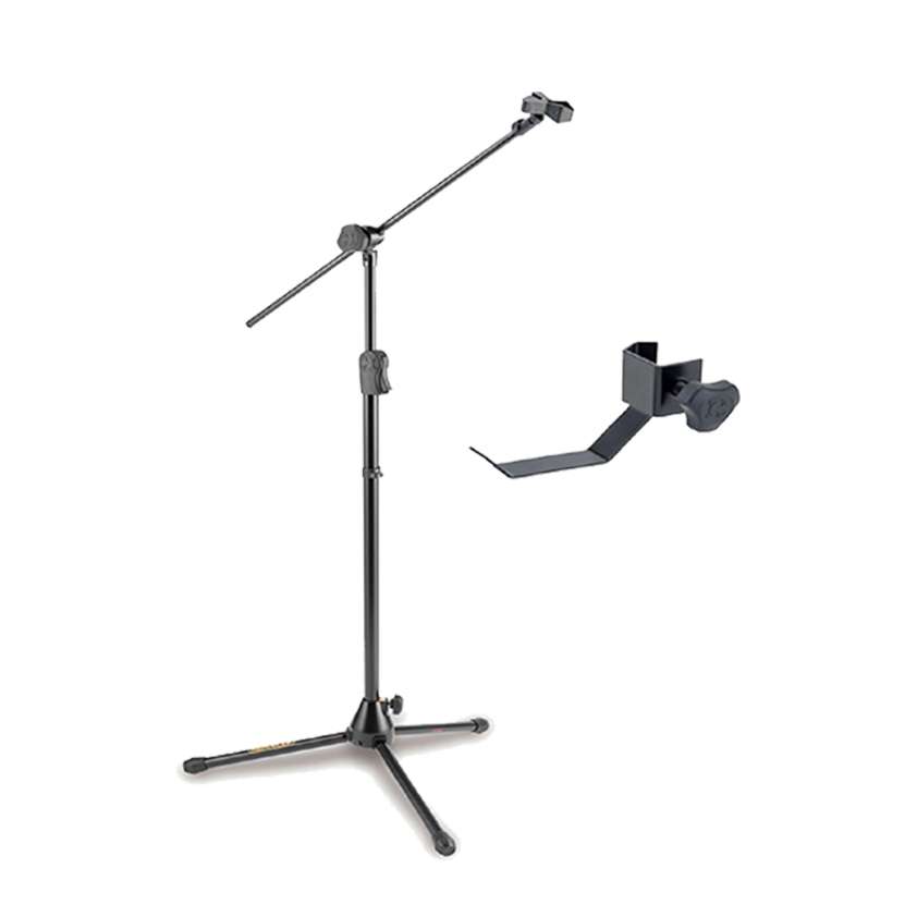 Hercules MS533BP-HA700 Boom Mic Stand W/HA 700 Holder Microphone Stand ...