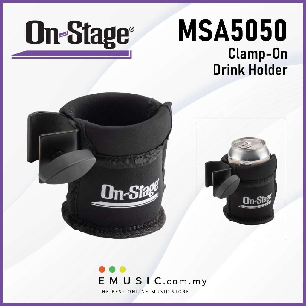 On Stage MSA5050 Clamp-On Drink Holder for Stands