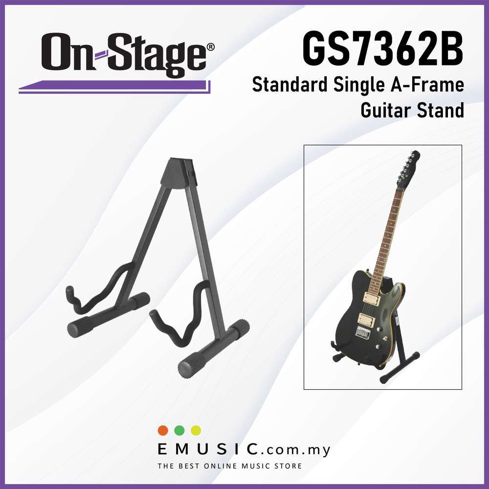 On Stage GS7362B Standard Single A-Frame Guitar Stand