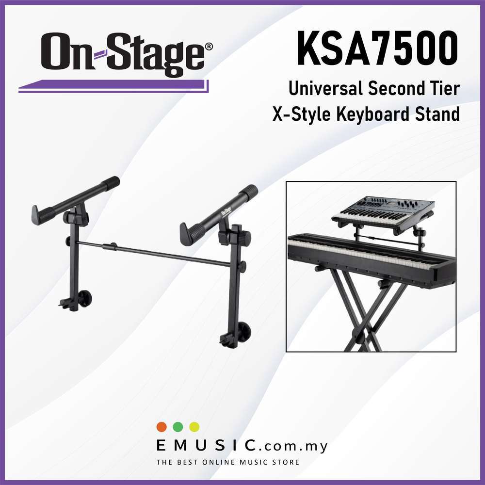 On Stage KSA7500 Universal 2nd Tier for X- and Z-Style Keyboard Stands