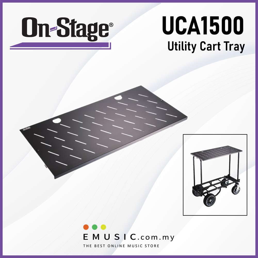 On Stage UCA1500 Utility Cart Tray | Compatible with UTC2200 & UTC5500 Utility Cart