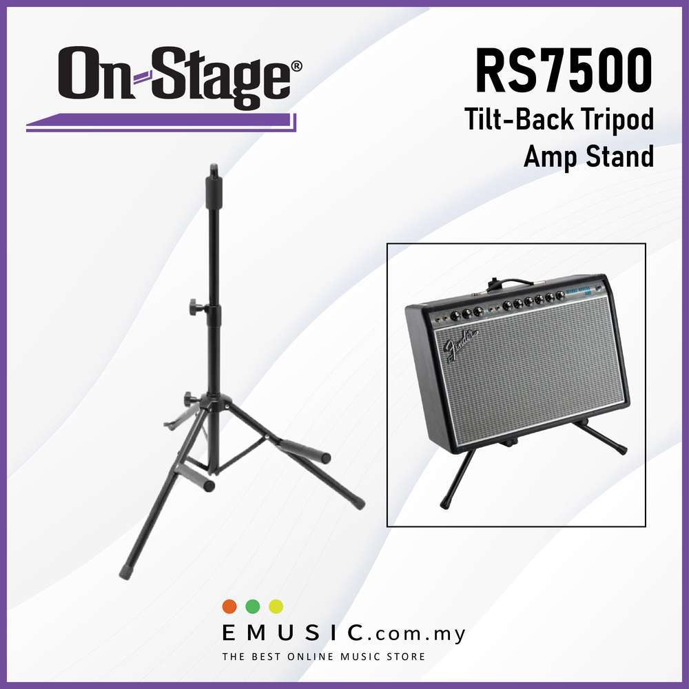On Stage RS7500 Tiltback Tripod Amplifier Stand