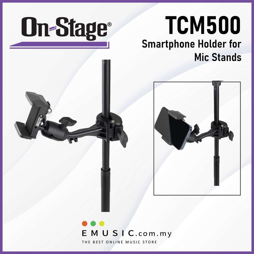 On Stage TCM500 Smartphone Holder for Microphone Stand