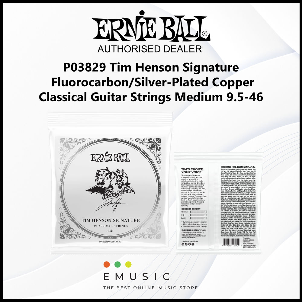Ernie Ball P03829 24-42 Tim Henson Signature Classical Guitar Strings