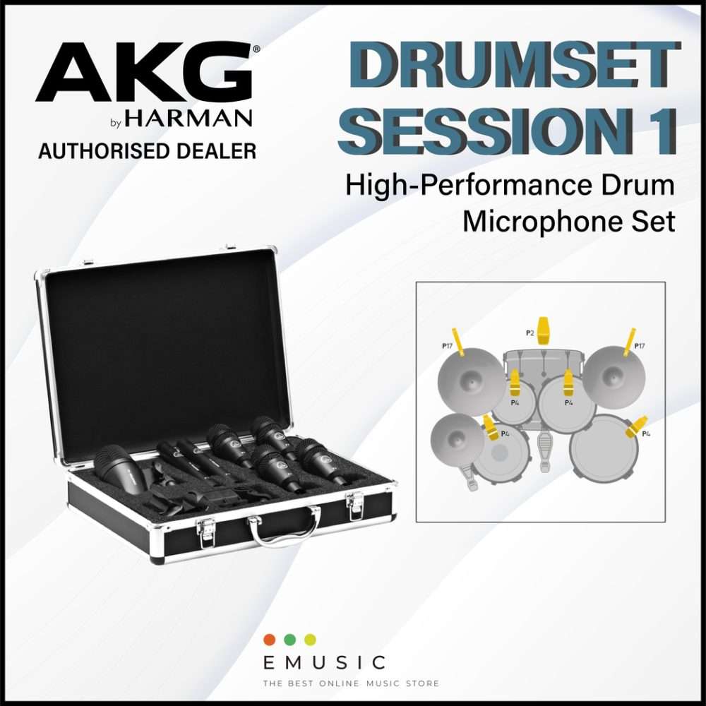 AKG Drum Set Session I High-Performance Drum Microphone Set