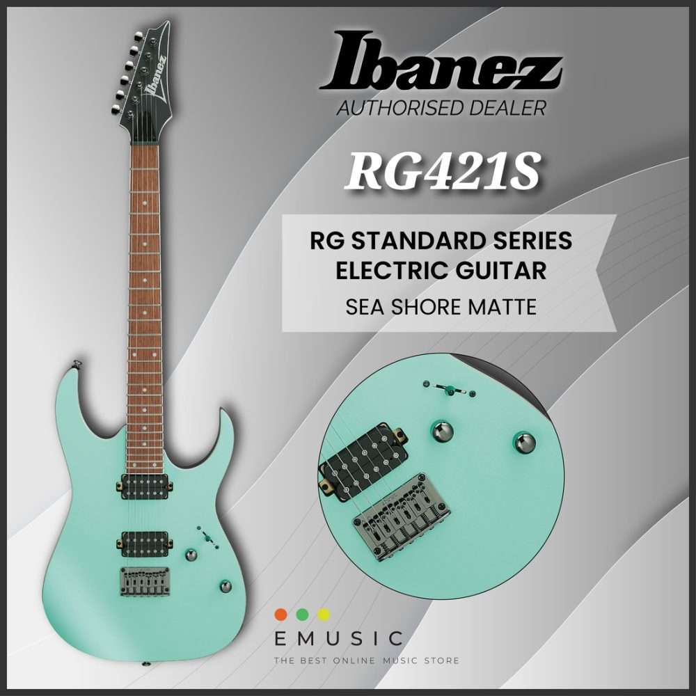 Ibanez RG421S-SEM RG Standard Series Electric Guitar - Sea Shore Matte