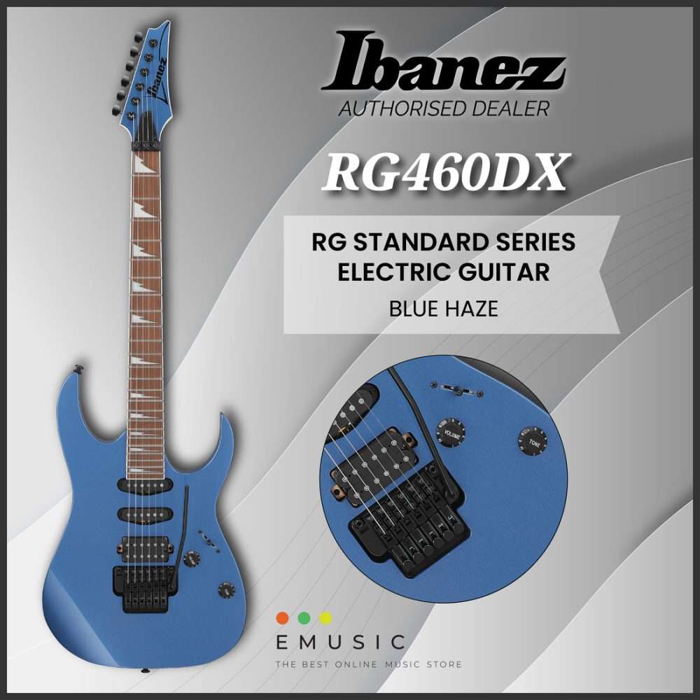 Ibanez RG460DX-BLH RG Standard Series Electric Guitar - Blue Haze