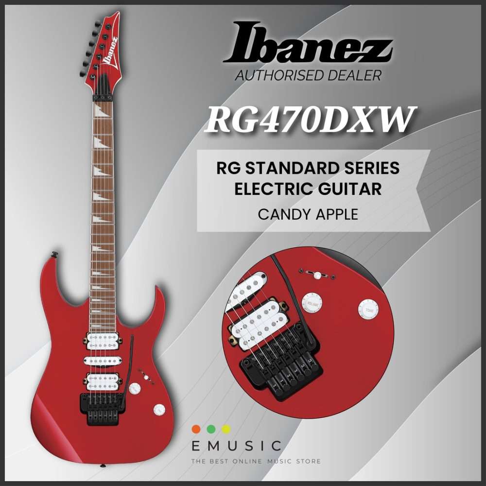 Ibanez RG470DXW-CA RG Standard Series Electric Guitar - Candy Apple