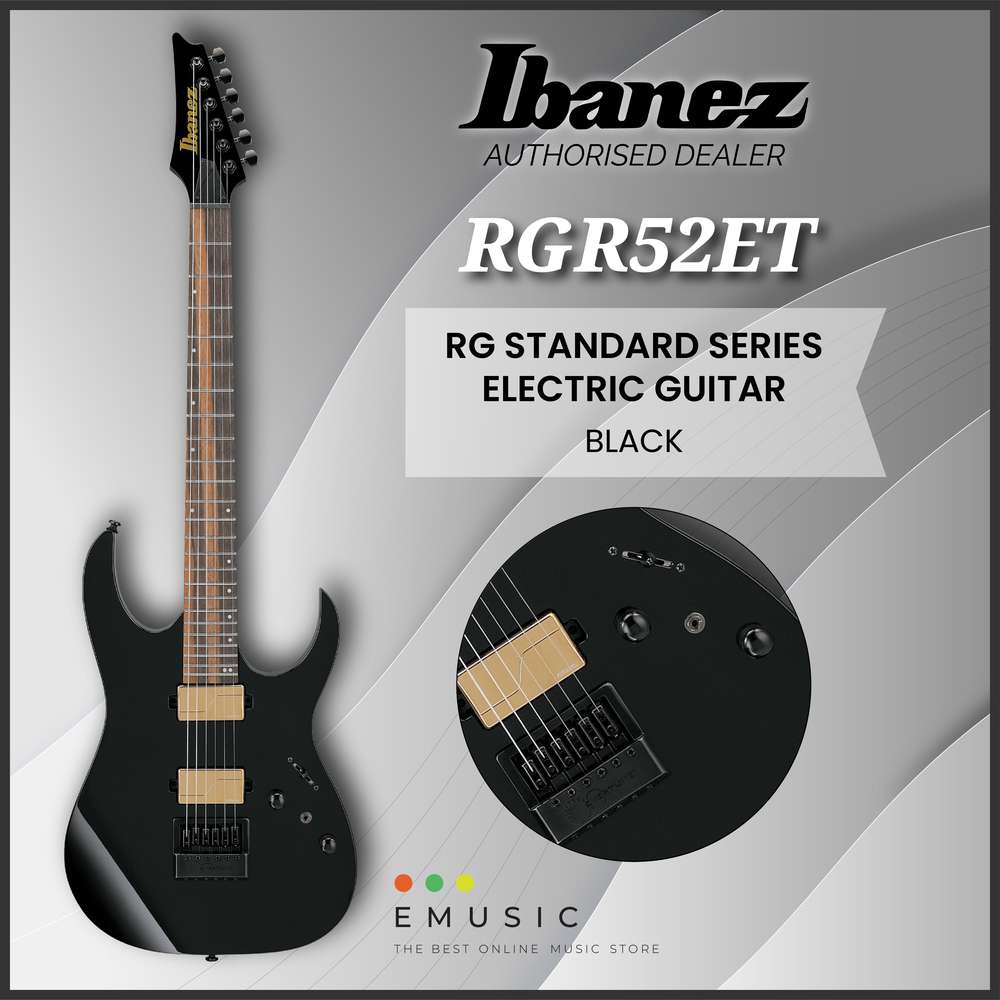 Ibanez RGR52ET-BK RG Standard Series Electric Guitar - Black