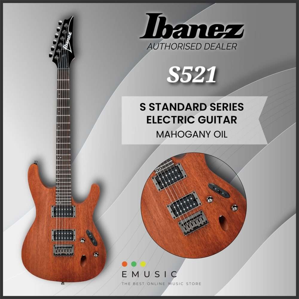 Ibanez S521-MOL S Standard Series Electric Guitar - Mahogany Oil