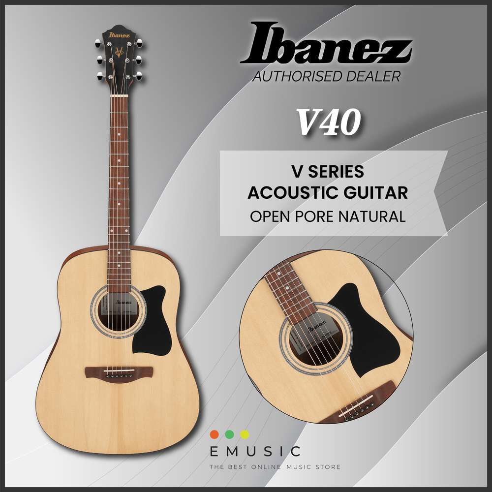 Ibanez V40-OPN V Series Acoustic Guitar - Open Pore Natural