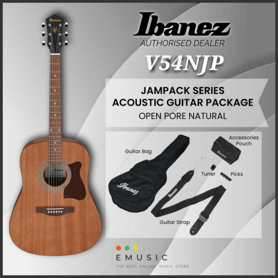 Ibanez V54NJP-OPN JAMPACK Series Acoustic Guitar - Open Pore Natural