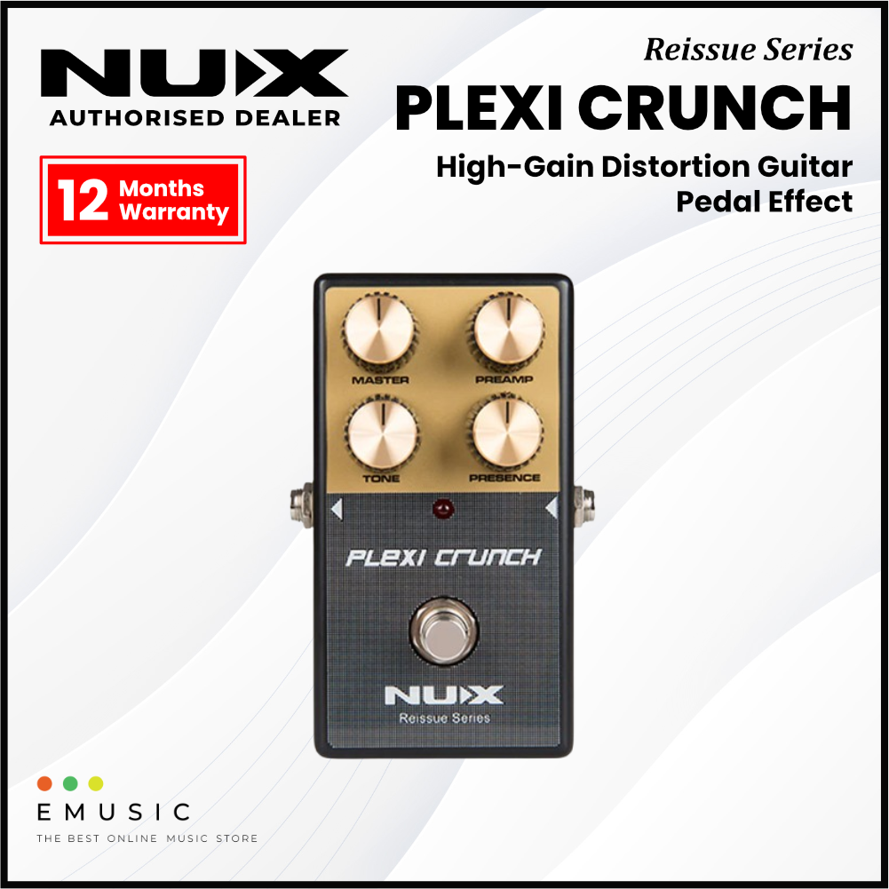 NUX Plexi Crunch Reissue Series High-Gain Distortion Pedal