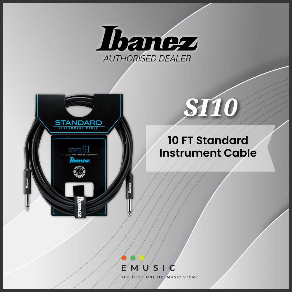 IBANEZ SI10 10FT Standard Instrument Cable