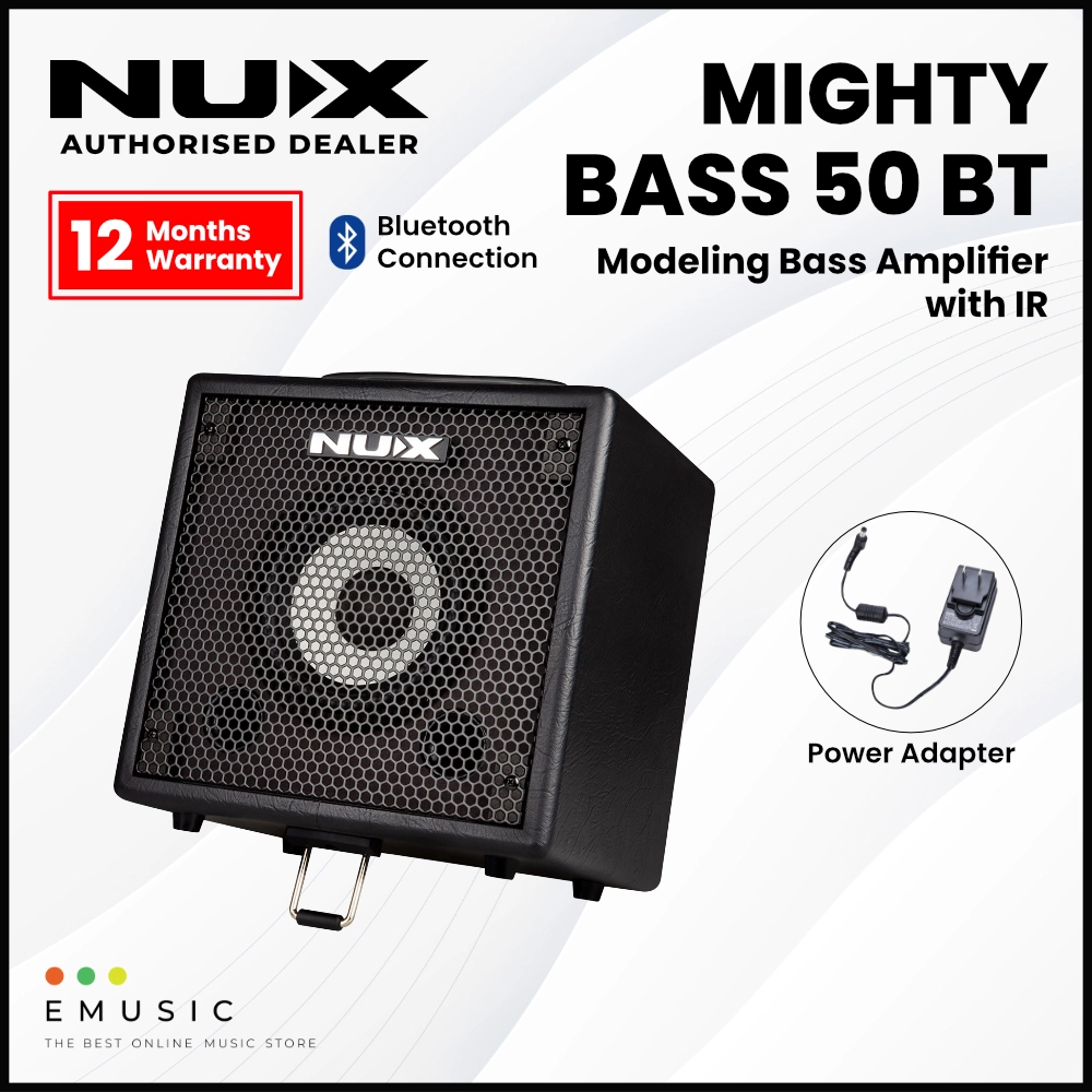 NUX Mighty Bass 50 BT Modeling Bass Amplifier