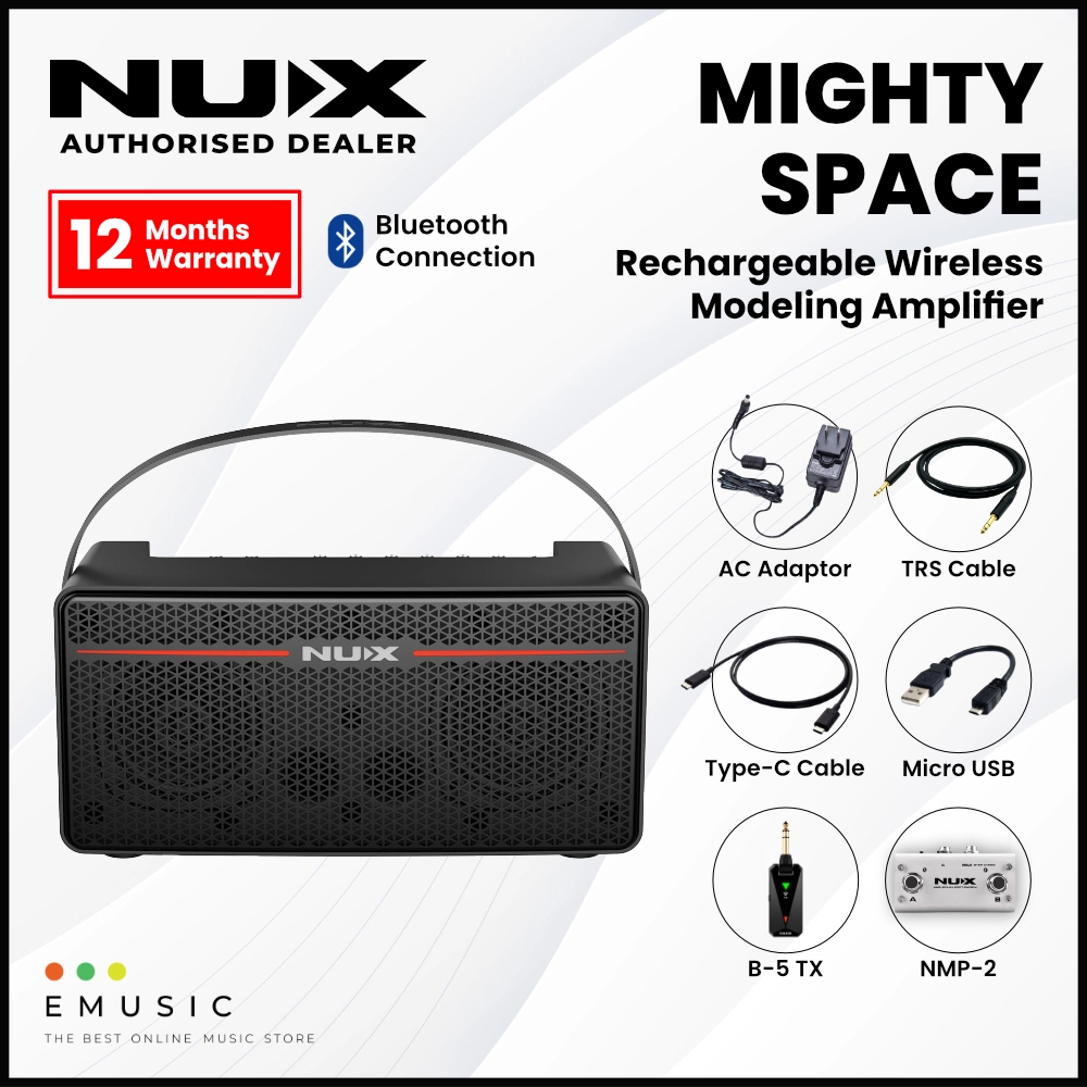 NUX Mighty Space Rechargeable Wireless Modeling Amplifier