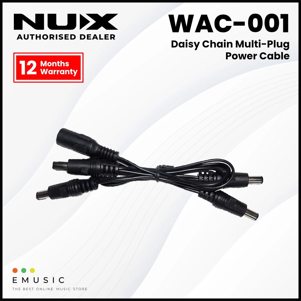 NUX WAC-001 Daisy Chain Multi-Plug Power Cable