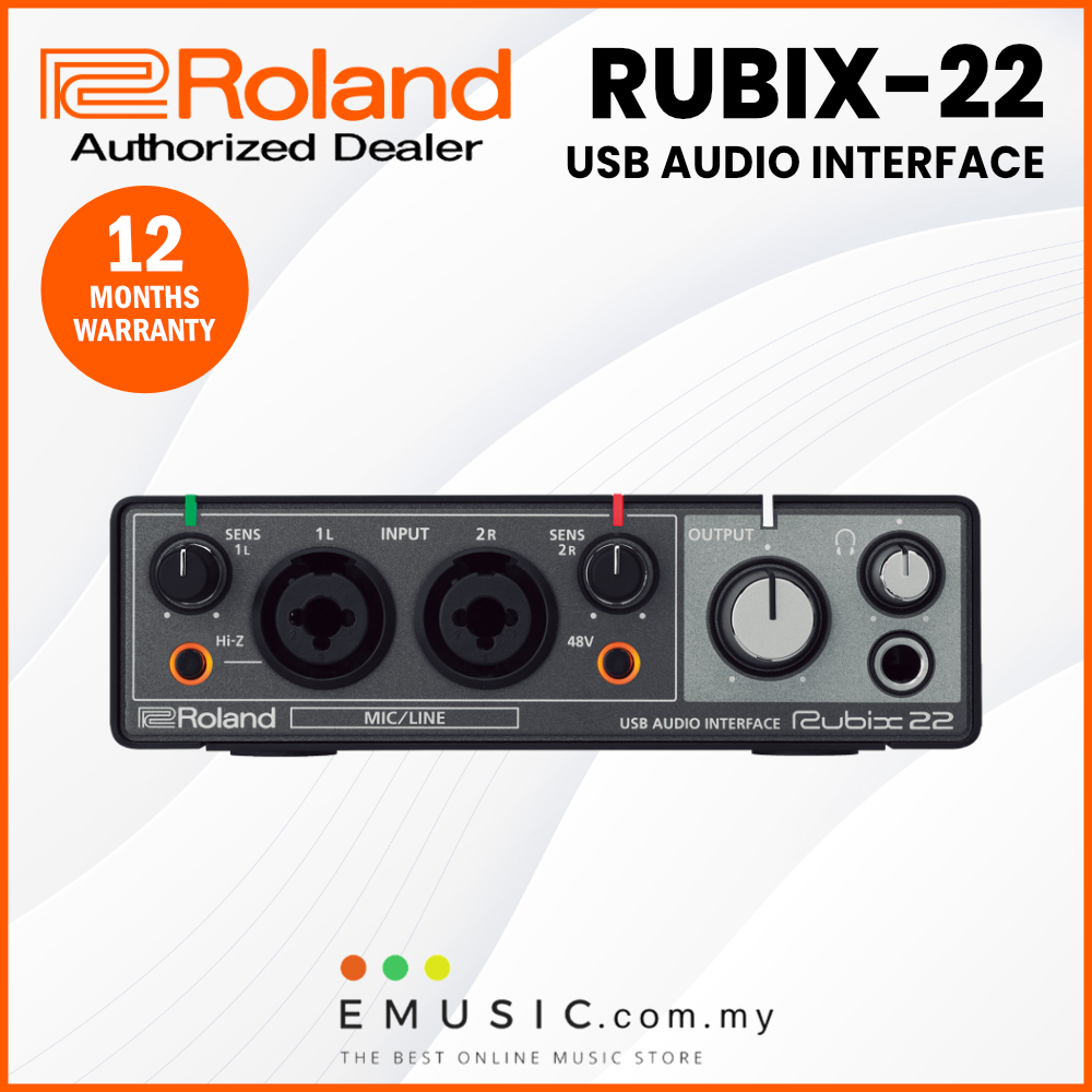 Roland Rubix Series USB Audio Interface - Rubix22, Rubix24, Rubix44