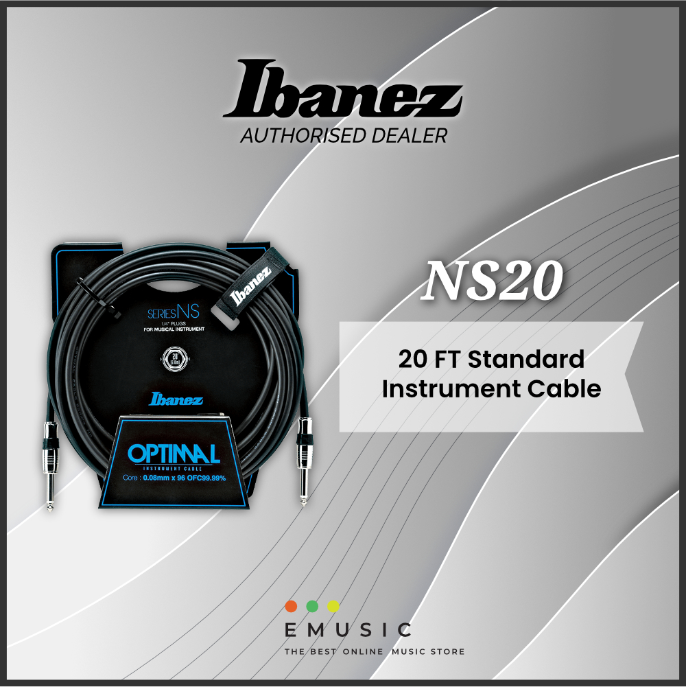 IBANEZ NS20 20FT Standard Instrument Cable