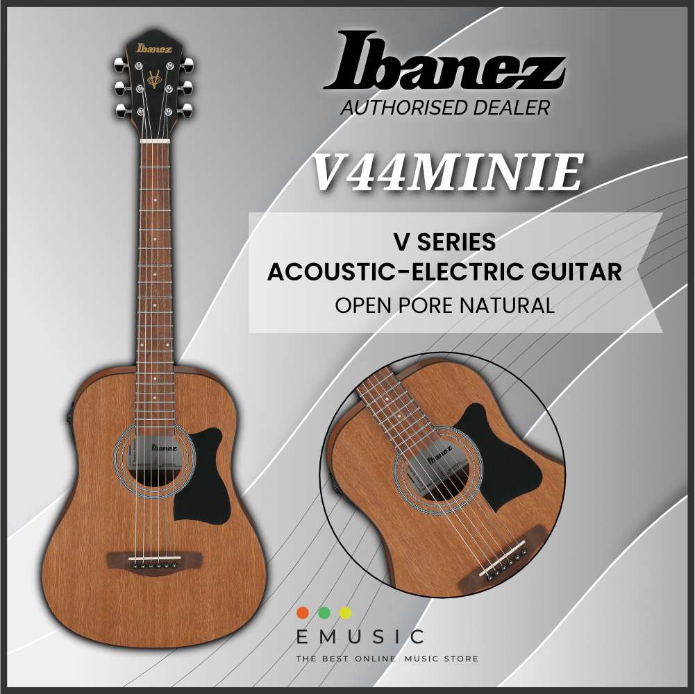 Ibanez V44MINIE-OPN V Series Acoustic-Electric Guitar - Open Pore Natural