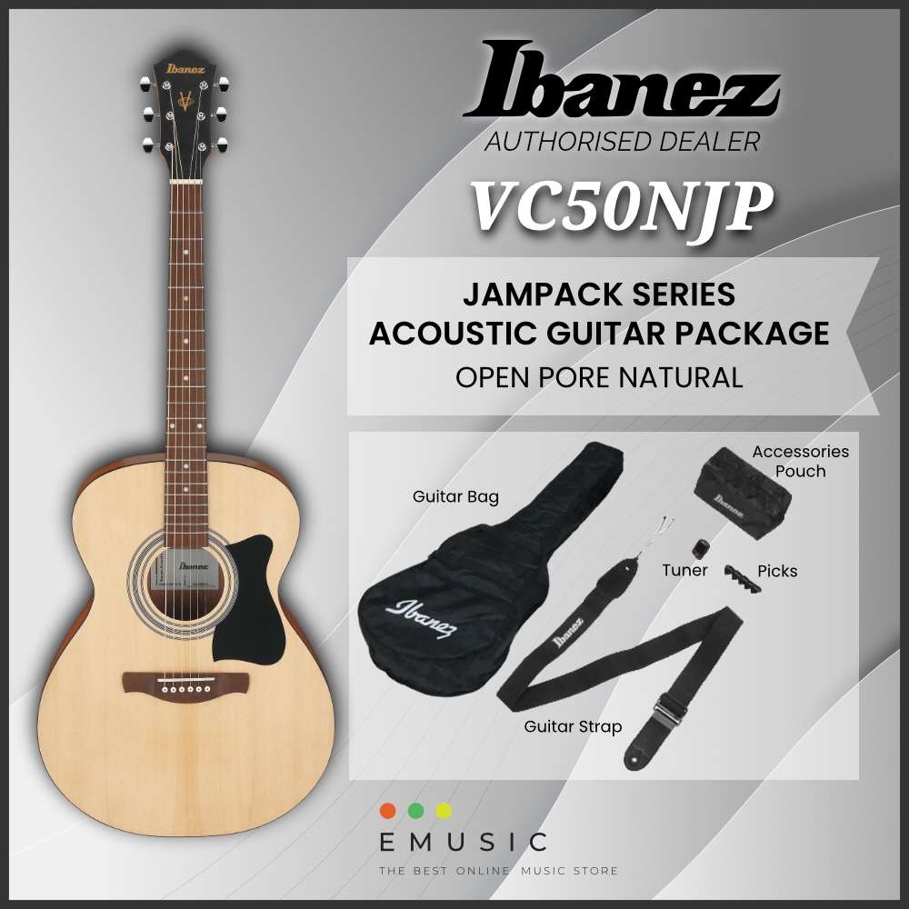Ibanez VC50NJP-OPN JAMPACK Series Acoustic Guitar - Open Pore Natural