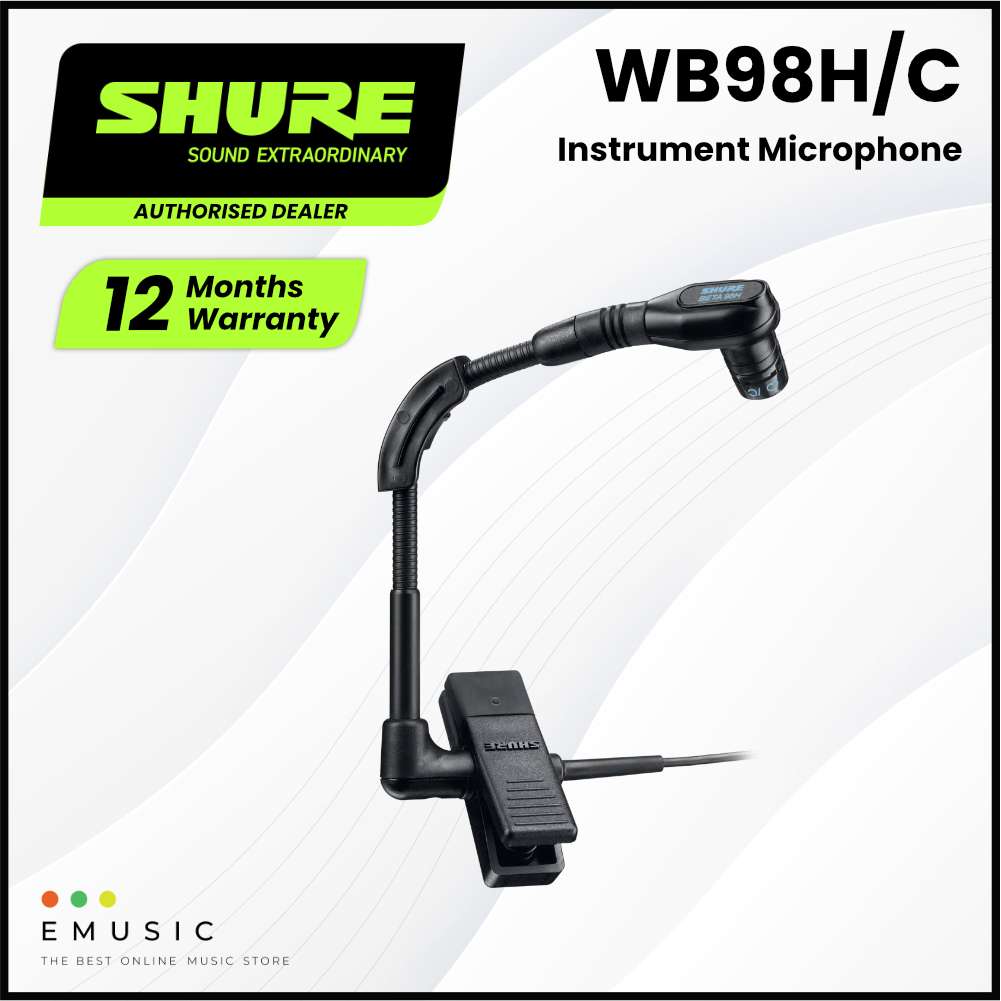 Buy Shure WB98H/C Instrument Microphone Online Malaysia