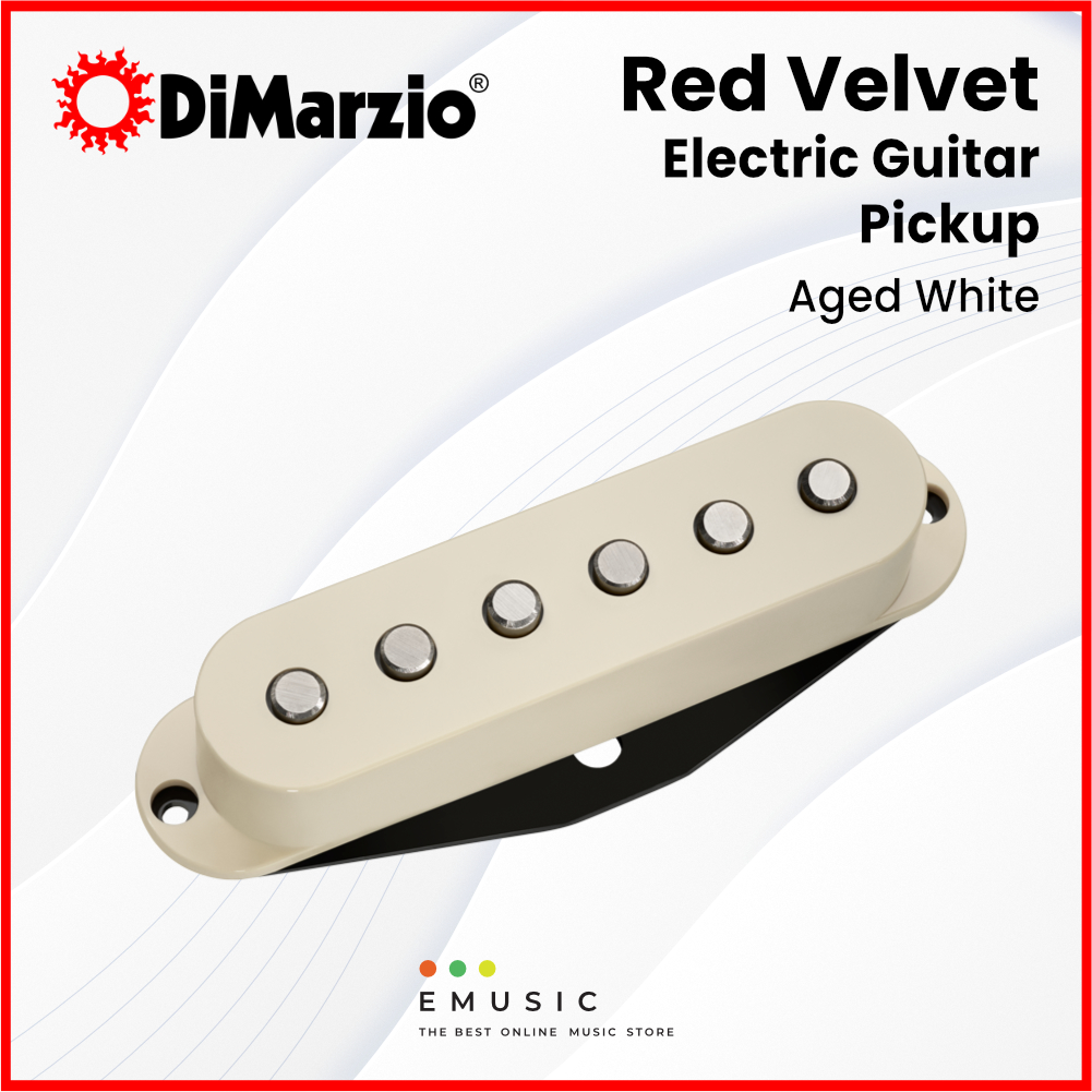 DiMarzio Red Velvet Single-Coil Elctric Guitar Pickup - Aged White