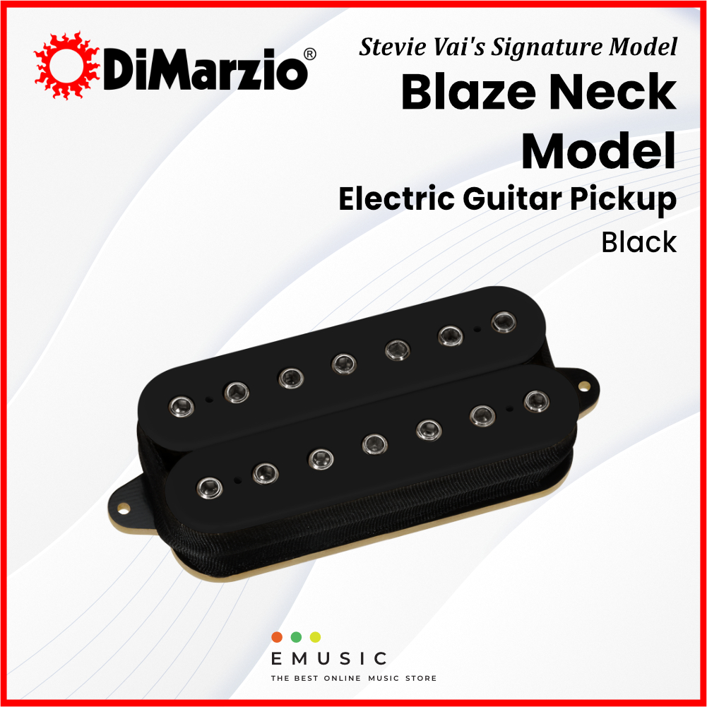DiMarzio Stevie Vai Signature Model Blaze Neck 7-String Humbucker Pickup - Black
