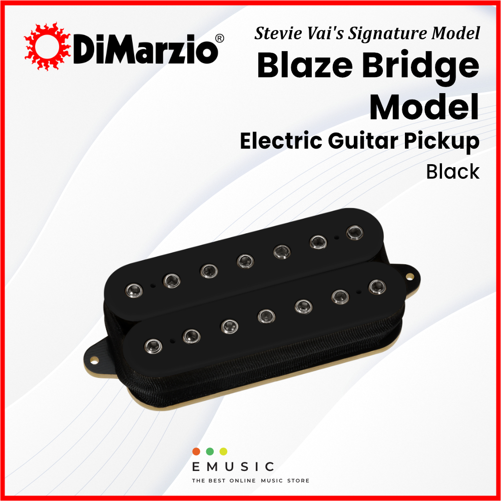 DiMarzio Stevie Vai Signature Model Blaze Bridge 7-String Humbucker Pickup - Black