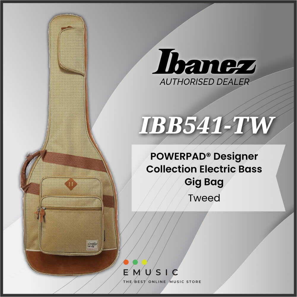 Ibanez IBB541-TW POWERPAD® Designer Collection Electric Bass Gig Bag - Tweed