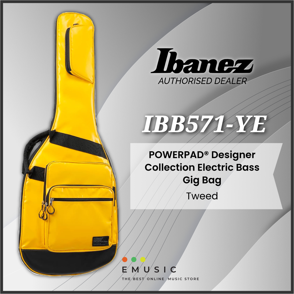 Ibanez IBB571-YE POWERPAD® Designer Collection Electric Bass Gig Bag - Yellow