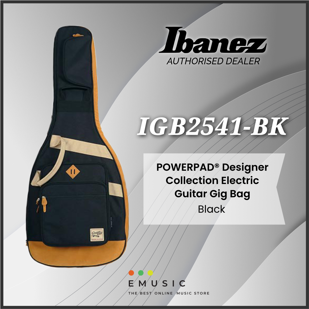 Ibanez IGB2541-BK POWERPAD® Designer Collection Electric Guitar Gig Bag – Black
